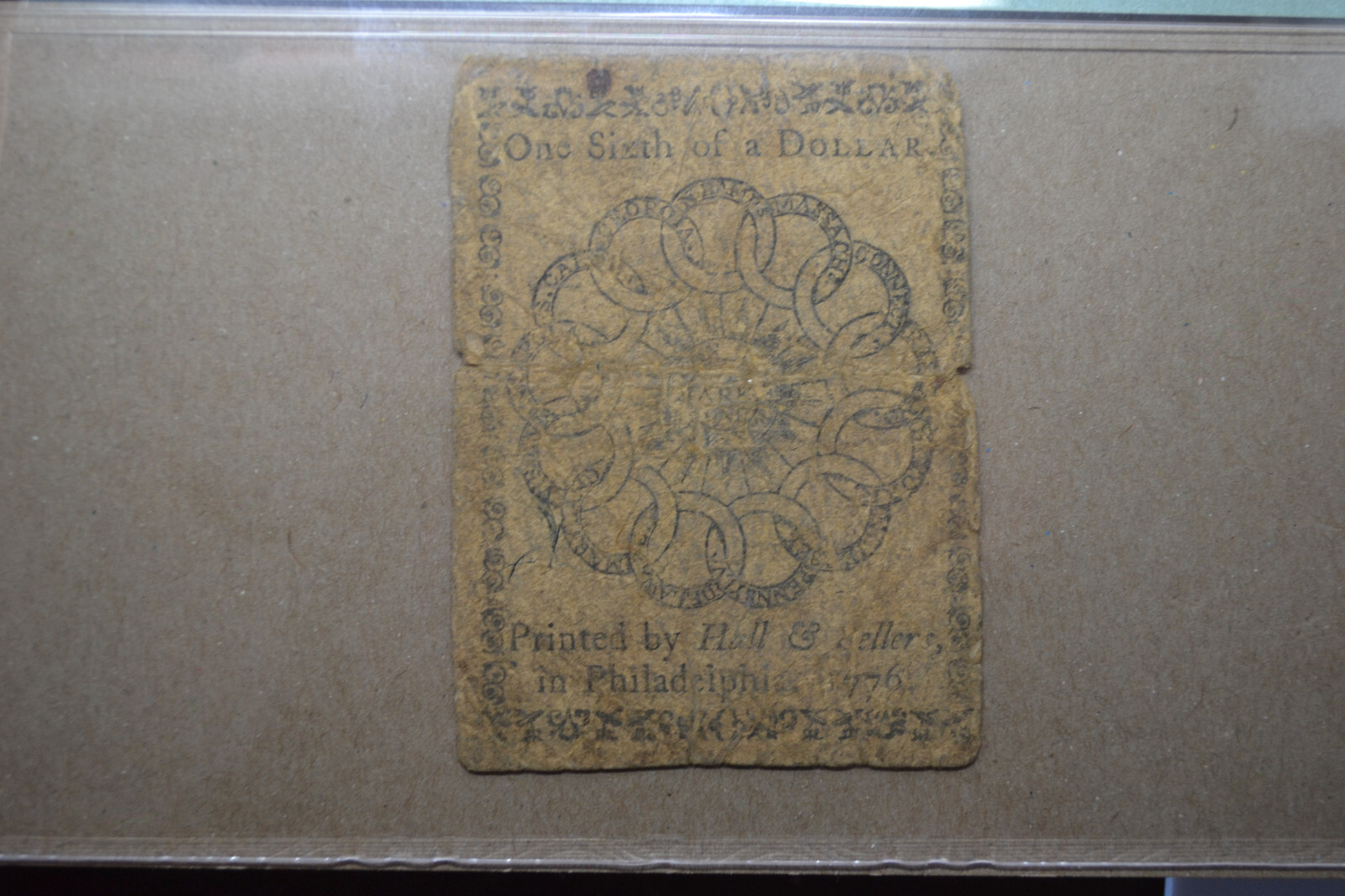Fugio Note- CC-19. Continental Currency. February 17, 1776. $1/6. PMG ...