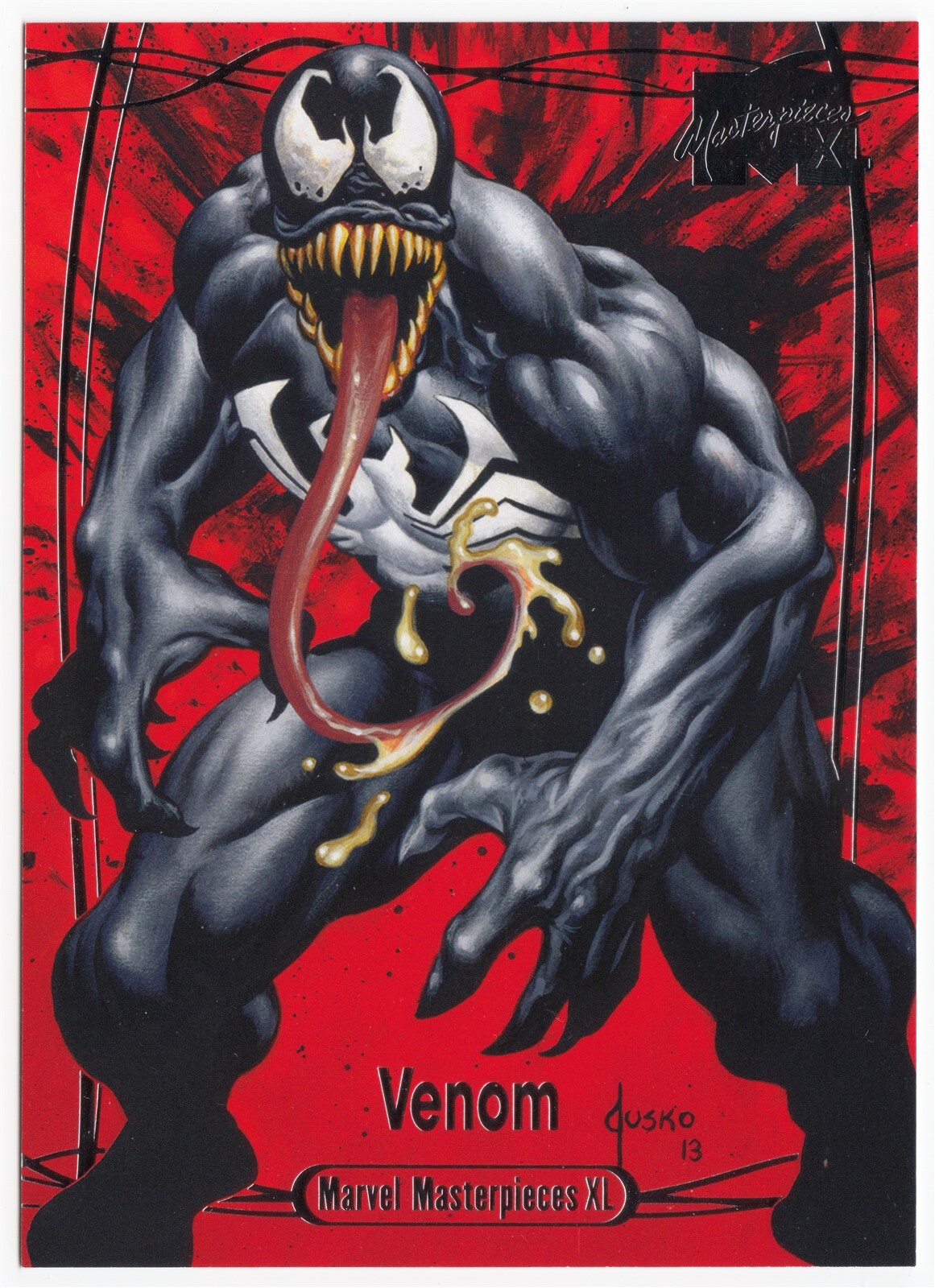 2024 Upper Deck Skybox Marvel Masterpieces XL Level 5 VENOM 86 UD SP 1