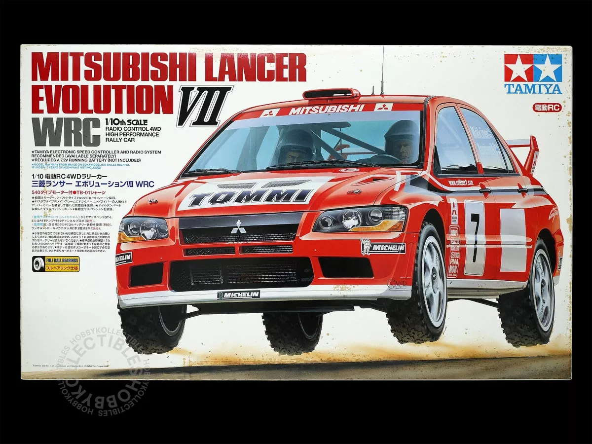 Tamiya 1/10 RC Mitsubishi Lancer Evolution VII WRC 58286 TB-01 Tamiya 1/10 RC Mitsubishi Lancer Evolution VII WRC 58286 TB-01