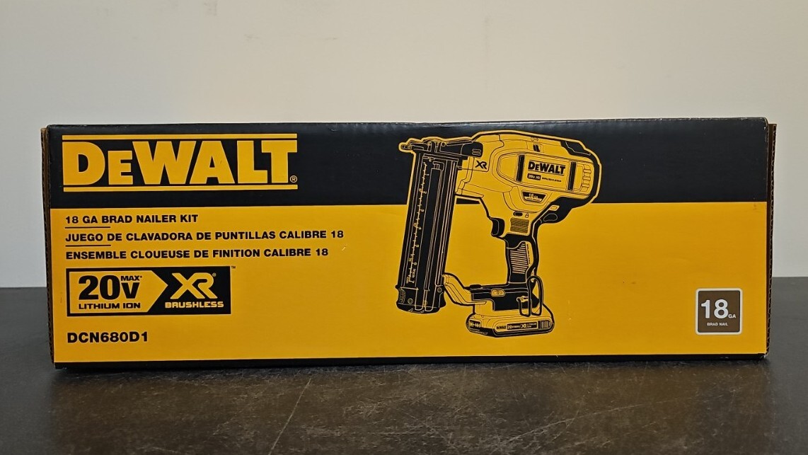 DeWALT DCN680D1 20V MAX XR 18ga Brad Nailer combo 885911482226 eBay