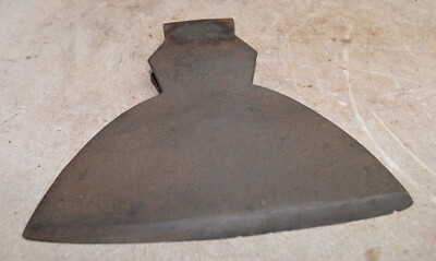 Antique D R Barton Roch NY blacksmith forged broad axe collectible hewing tool