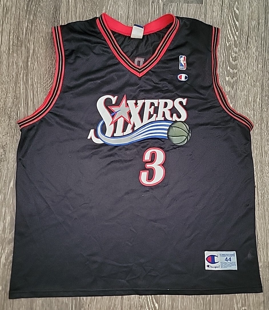 Vintage Allen Iverson #3 Philadelphia 76ers Champion Men