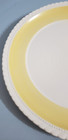 Vintage Steubenville Dinner Plate Monticello Yellow Band 10 1/2" — photo 2
