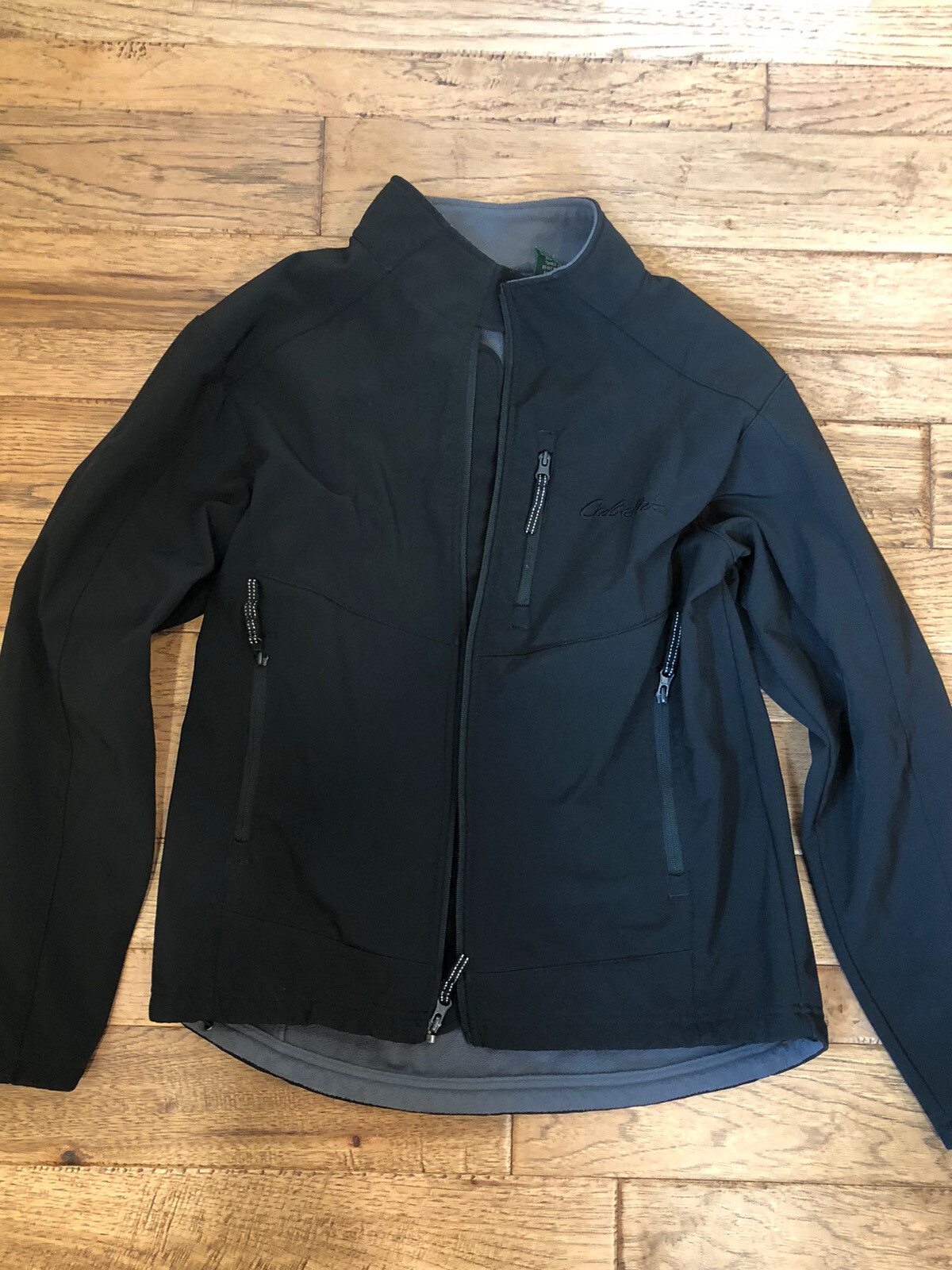 Cabelas Fleece Lined Soft Shell Jacket Mens Sz Small … Gem