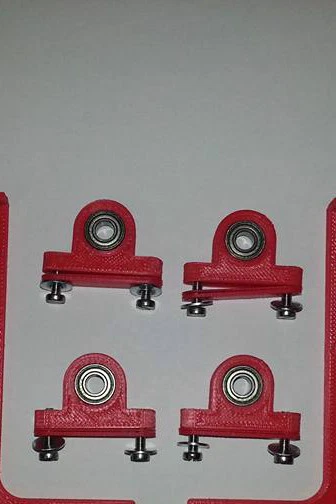 2x Lagerbock,Stehlager für Wellen m. 4mm(Modellbau) Achsenlager Bruder/H:2cm - Bild 2 von 2