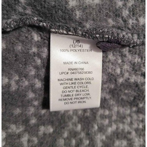 Stan Herman Full Zip Sweater Jacket Charcoal Grey White Knit Pattern Size Large - Picture 4 of 4