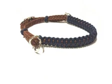 side pull hackamore attachment with a whoa midnight blue (black or brown chin)