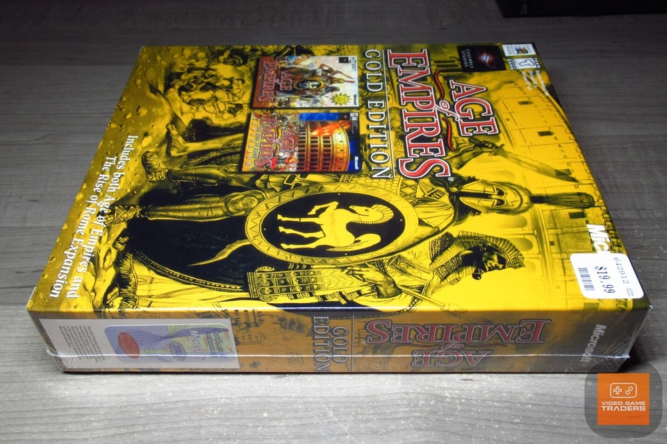 Age of Empires: Gold Edition BIG BOX PC 2000 FACTORY SEALED! - RARE! - Image 3 of 4