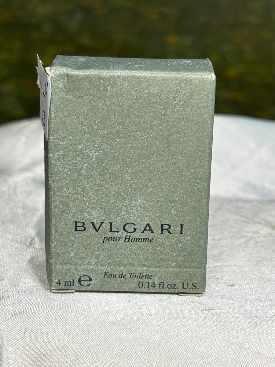 BVLGARI POUR HOMME 4ML EDT MINI SPLASH (NEW WITH BOX) | eBay