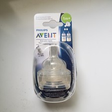 2-Pack Philips Avent Slow-Flow Anti-Colic Bottle Nipples 1m 