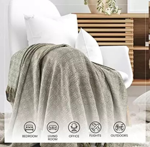 Indian Style Mud Cloth Bohemian Bedding Cover Cotton Shawls Sofa Blanket Throw - Picture 3 of 8