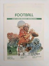 Football Atari 2600 Vintage 1982 Manual