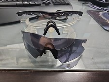 Oakley M Frame With Clear Sunglasses Lense Strap Rare Collectable USA Made
