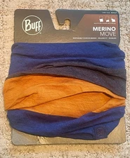 BUFF MERINO WOOL MOVE NECK GAITER COBALT NEW MULTIFUNCTIONAL