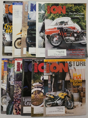 BMW Owners News Magazine 2002 Full Year Lot Set Of 12 Good-Very Good Condition