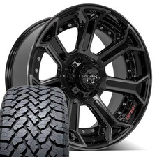 22x10 Black 4p70 4play Rims 28545r22 At Tires Set Fits Dodge Ram 1500 22x10 Black 4p70 4play Rims 28545r22 At Tires Set Fits Dodge Ram 1500