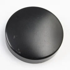 Unbranded 39mm Black Metal Push-On Front Lens Cap - Purple Velvet Needs Repair