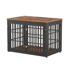 38 Inch Heavy Duty Dog Crate Furniture for Large and Medium Dogs, Decorative ...