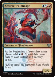 Abstract Paintmage 171 Secrets of Strixhaven Foil