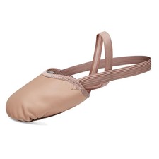 Lightweight Leather Dance Shoes with Elastic Strap - Perfect for All Dancers
