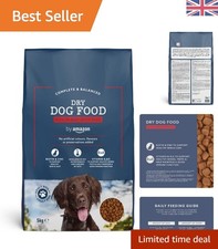 Nutritious 5kg Beef & Peas Dry Dog Food for Adult Dogs - Veterinarian Approved 2.40 per kilo