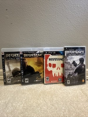 Resistance 1,2,3, Retribution Game Lot PS3 PlayStation 3 PSP All Complete CIB  