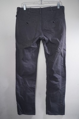 Finisterre Size 32x32 Gray Work Pants Organic Cotton Stretch Utility Men