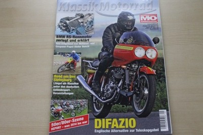 1) MO Klassik Motorrad 01/2015 - Moto Major 350 in eine - Gnome & Rhone in einer