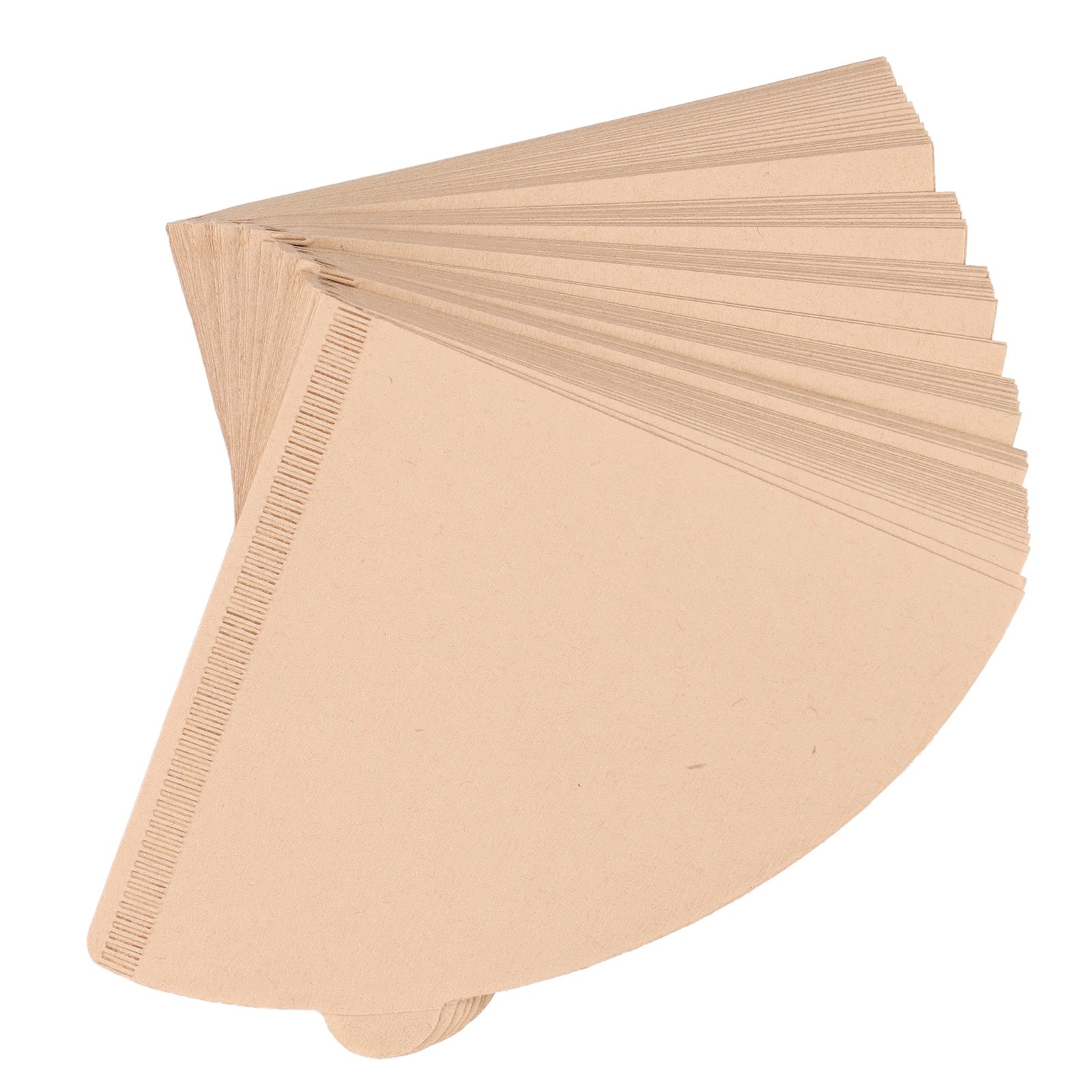 100PCS Coffee Filter Paper Cone Shaped Disposable Coffee Strainer Paper Natu KRI