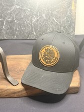 Mexican Flag Trucker Snapback -Black(Black/Gold)
