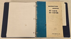 Yaesu Musen FT-101E   FT-101EE  Original Instruction Manual ~ Plus