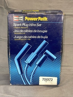 NEW Champion Power Path Spark Plug Wire Kit P/N: 700172-  7mm, 4 Cylinder