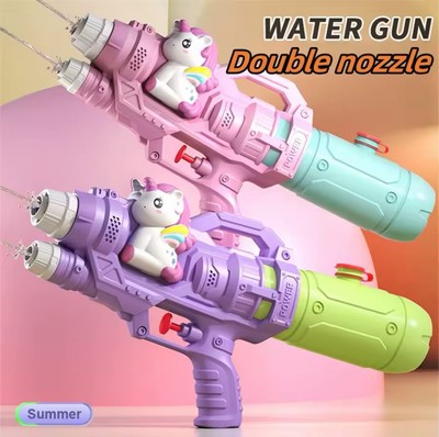 Dinosaurier, Enten, Haie, Zwillingssprinkler, Wasserpistole Spielzeug, Wasserschlachten, KidsGun