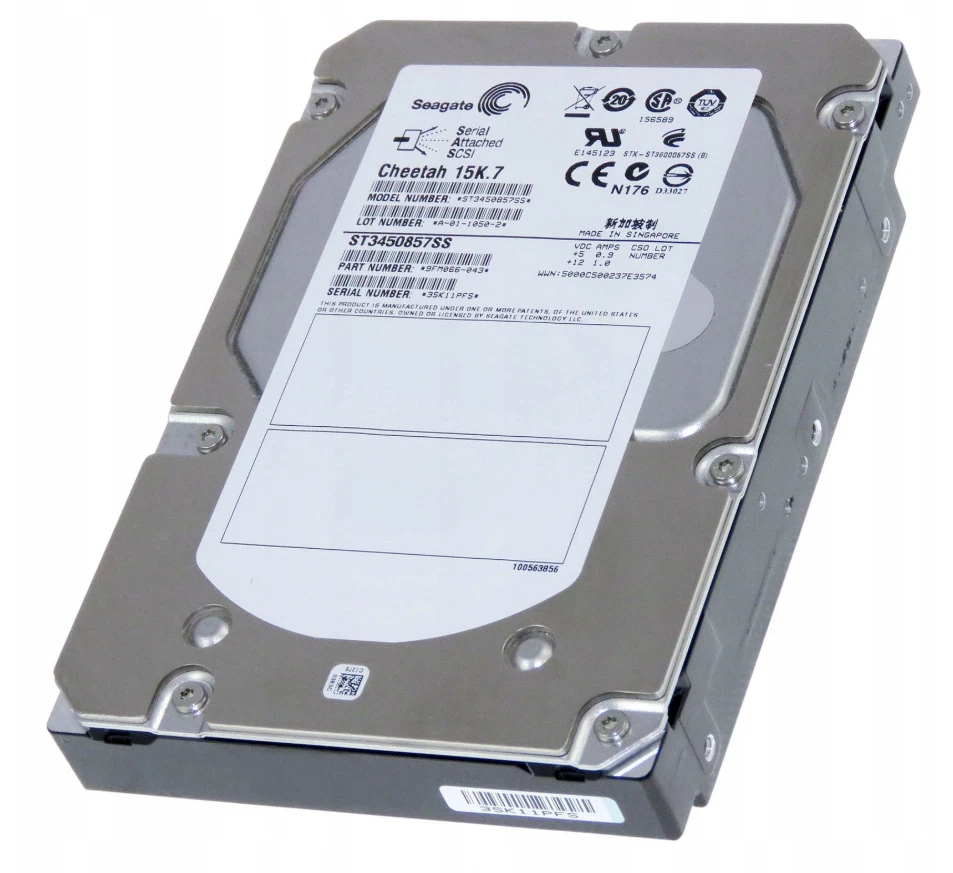 Hard Drive Seagate Cheetah 15K.7 450GB 15K SAS 6G 3.5" 512n 16MB 9FM066-043 - Image 2 of 2