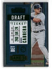 2020 Panini Contenders Baseball (Draft Ticket Green Parallels /299) - Pick