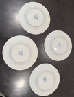 Cipa Porcellane Italy Christmas Tree Salad Plates 8" – Gold Trees & Rim Set of 4 — photo 2