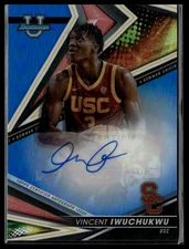 2022-23 Bowman University Best Vincent Iwuchukwu Best of 2022  Blue  #/150 Auto