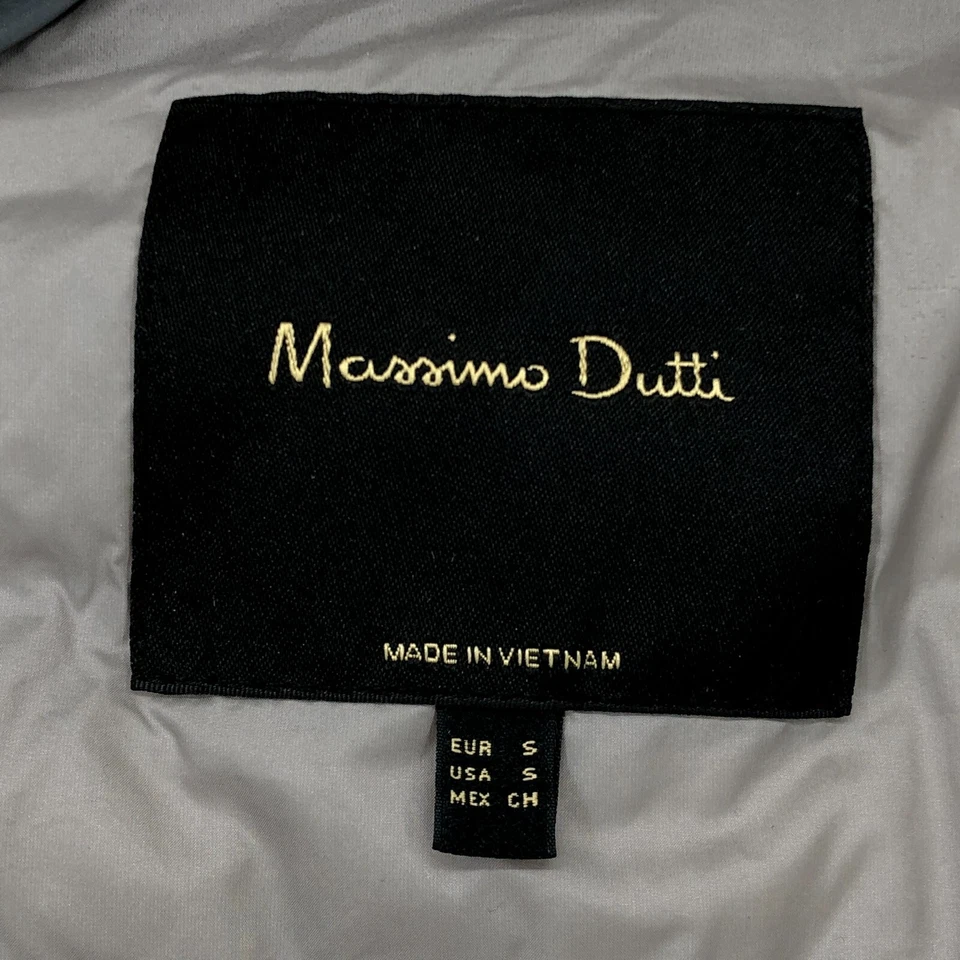 MASSIMO DUTTI Women Hooded Down Jacket Coat Size S - Image 4 of 4