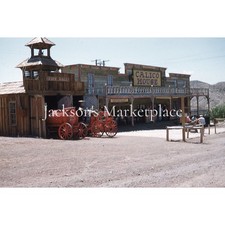 Calico California 1958 Ghost Town Fire Hall Restaurant Kodachrome Color Slide