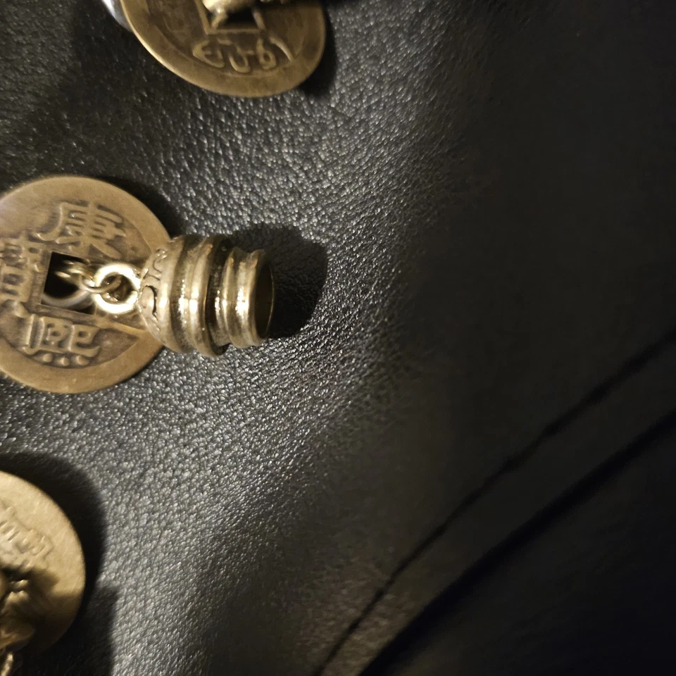 Conjunto de Cosplay Único Samurai Oni - Media Máscara, Capa con Capucha, Decorado con Dijes Foto 4 de 4