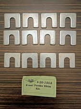 195556 57 Chevy Fender Shims Kit Usa Lot Of 12 See Pictures For Measurements