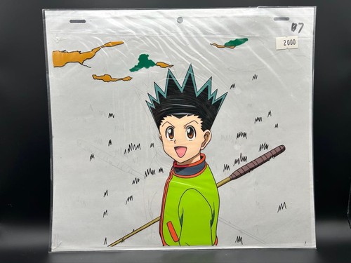 Hunter x Hunter Gon Original Cel with Douga Nippon Animation 1999 AS IS Rare JPN