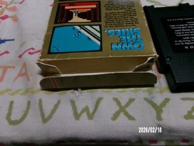 #844 After Burner Nintendo NES w/ Manual, Game, Sleeve & Box