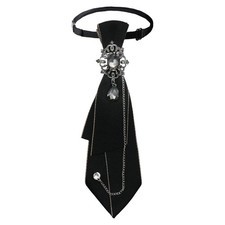 Bow Tie Women Adjustable PreTied Ties Girls Uniform Necktie Rhinestone Party