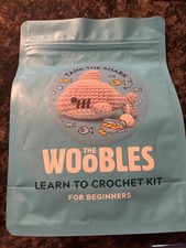 The Woobles Learn to Crochet Kit Tank the Shark For Beginners NIP Sealed
