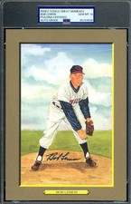 Bob Lemon Gem Mint 10 PSA DNA Signed Perez Steele Great Moments Postcard Auto