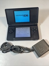 Nintendo DS Lite Black Handheld Console Used - Top Screen Issue - READ