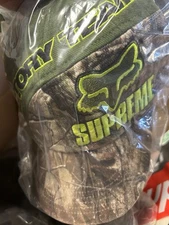 Supreme FW25 Fox Racing Cordura 6 Panel Cap Hat Realtree Camo One Size