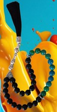 Gebetskette Islam💎Tesbih Gebetskette mit 33 Perlen Phönix Onyx Misbaha Tasbih 