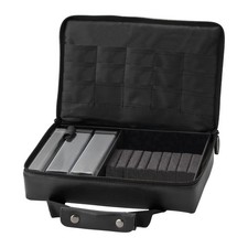 The Pro Leatherette Dart Case with Leather-Like Exterior Covering, Holds 9 Steel